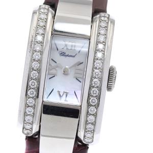 ショパール Chopard 41/8445-20 ラストラーダ ダイヤベゼル シェル文字盤 クォーツ レディース _880268