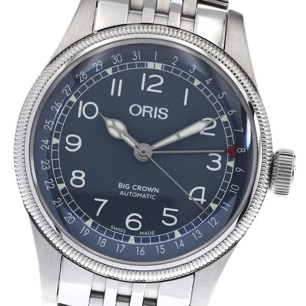 訳あり オリス ORIS 01 754 7741 4065 ビッグクラウン ポインターデイト 自動巻...
