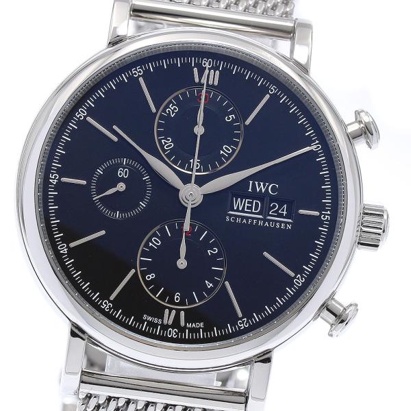 IWC IWC SCHAFFHAUSEN IW391030 ポートフィノ クロノグラフ デイデイト ...