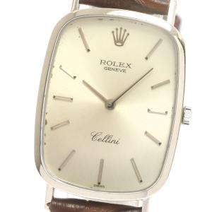 ロレックス ROLEX 4113 チェリーニ K18WG Cal.1600 手巻き メンズ _884618