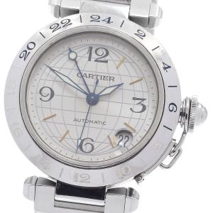 カルティエ CARTIER W31029M7 パシャC メリディアン GMT デイト 自動巻き ボーイズ _884792