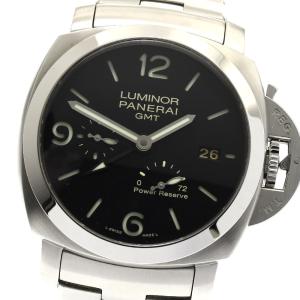 パネライ PANERAI PAM00347 ルミノール1950 3デイズ GMT パワーリザーブ 自動巻き メンズ 良品 箱・保証書付き_886162