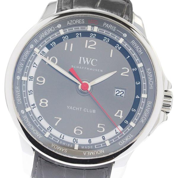 IWC SCHAFFHAUSEN IW326602 ポルトギーゼ ヨットクラブ デイト ワールドタイ...