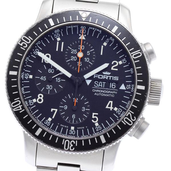 フォルティス FORTIS 638.22.141 クロノグラフ デイデイト 自動巻き メンズ _88...
