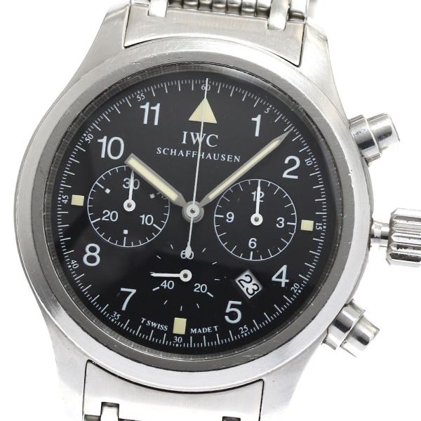 ジャンク IWC IWC SCHAFFHAUSEN IW374101 フリーガー クロノグラフ 自動...