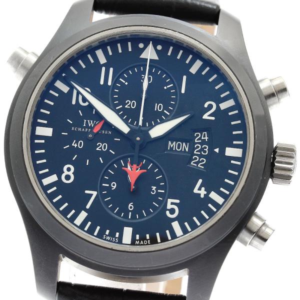 IWC SCHAFFHAUSEN IW378901 パイロットウォッチ トップガン クロノグラフ デ...
