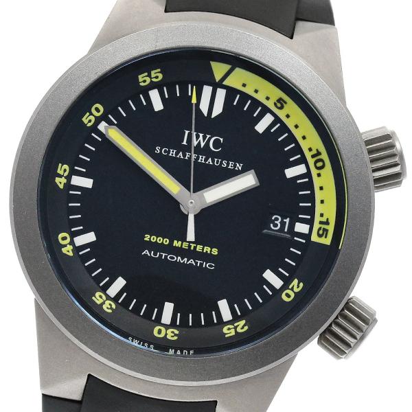 ベルト訳あり IWC IWC SCHAFFHAUSEN IW353804 アクアタイマー オートマテ...