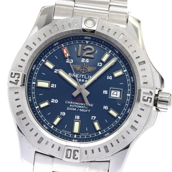 訳あり ブライトリング BREITLING A17388 コルト デイト 自動巻き メンズ 箱・保証...