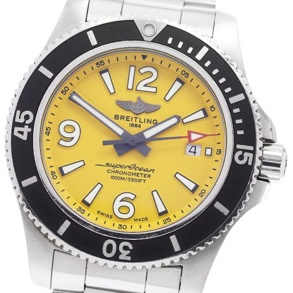 ブライトリング BREITLING A17367 スーパーオーシャン デイト 自動巻き メンズ 保証...