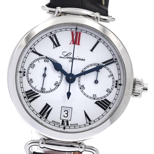 ロンジン LONGINES L2.776.4 ヘリテージコレクション ワンプッシュクロノ 自動巻き ...