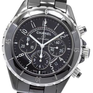 シャネル CHANEL H0940 J12 41MM 黒セラミック クロノグラフ 自動巻き メンズ _891557