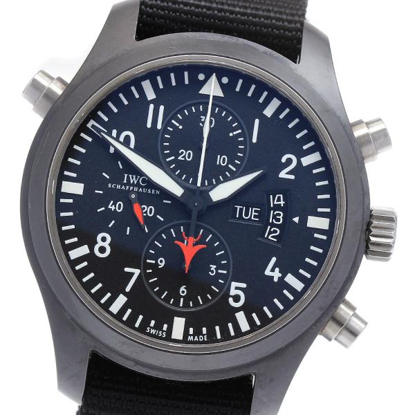IWC IWC SCHAFFHAUSEN IW379901 パイロットウォッチ トップガン クロノグ...