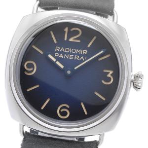 パネライ PANERAI PAM01335 ラジオミール トレ ジョルニ 手巻き メンズ 良品 保証書付き_891793