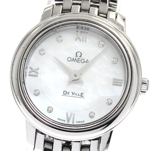 オメガ OMEGA 424.10.24.60.55.001 デビル プレステージ 8Pダイヤ クォー...