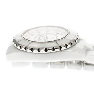 シャネル CHANEL H1628 J12 白...の詳細画像4