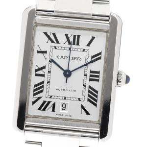 カルティエ CARTIER W5200028 タンクソロ XL デイト 自動巻き メンズ _894897