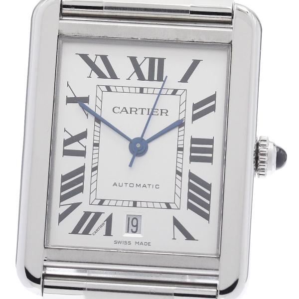 カルティエ CARTIER W5200028 タンクソロ XL デイト 自動巻き メンズ 美品 _8...