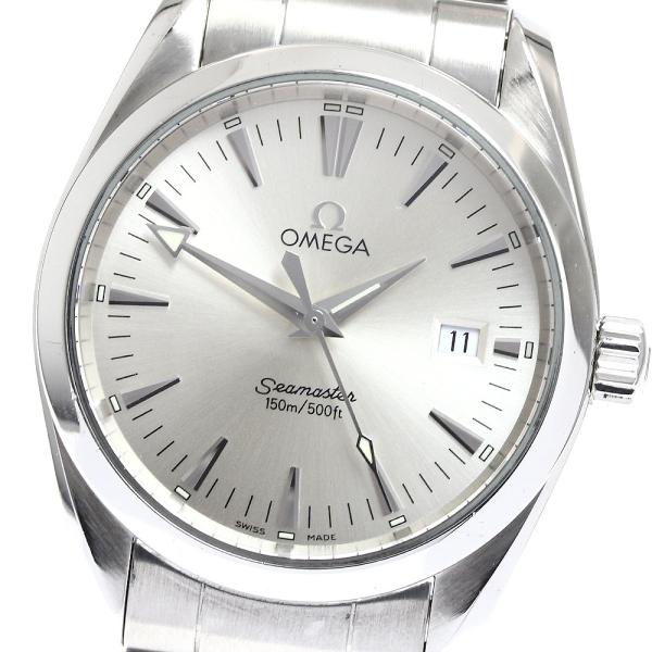 オメガ OMEGA 2518.30 シーマスター アクアテラ デイト クォーツ メンズ _89516...