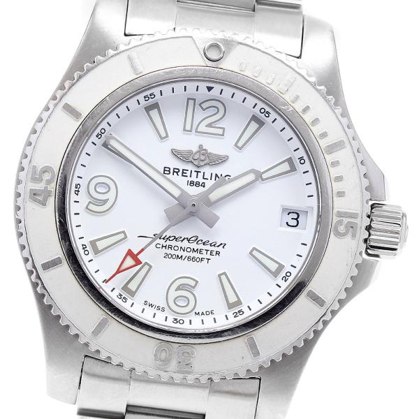 ブライトリング BREITLING A17316 スーパーオーシャン2 36 デイト 自動巻き ボー...