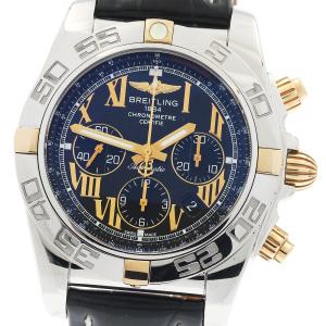 訳あり ブライトリング BREITLING IB0110 クロノマット44 ビコロ クロノグラフ 自動巻き メンズ _897192