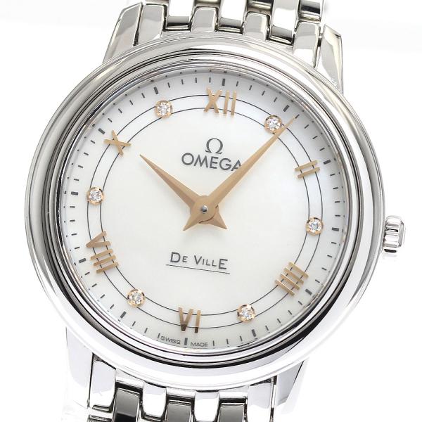 オメガ OMEGA 424.10.27.60.55.001 デビル プレステージ 6Pダイヤ クォー...