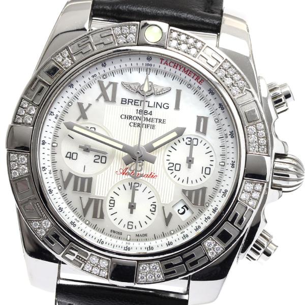 ブライトリング BREITLING AB0140 クロノマット41 ベゼルダイヤ クロノグラフ 自動...