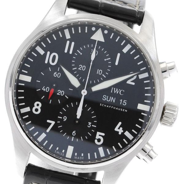 IWC IWC SCHAFFHAUSEN IW377709 パイロットウォッチ デイデイト クロノグ...