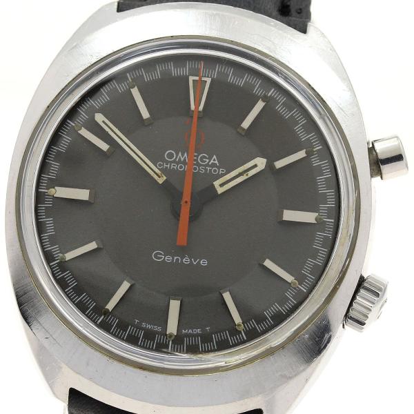 オメガ OMEGA 145.009/145.010 ジュネーブ クロノストップ ワンプッシュクロノ ...
