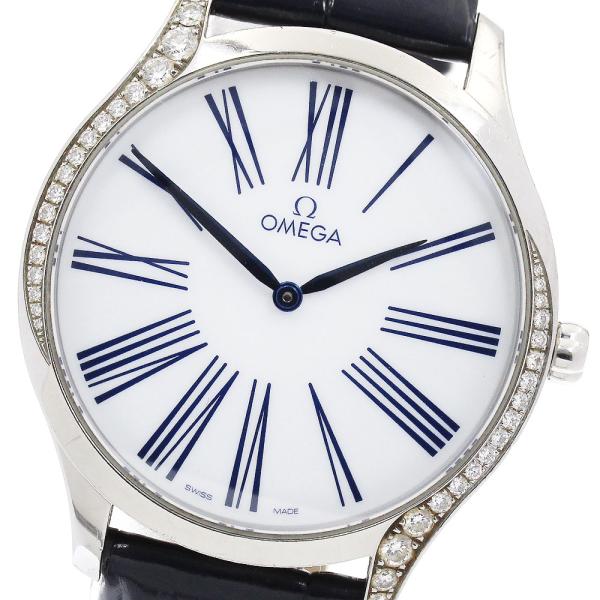 オメガ OMEGA 428.18.39.60.04.001 デビル トレゾア ダイヤベゼル クォーツ...