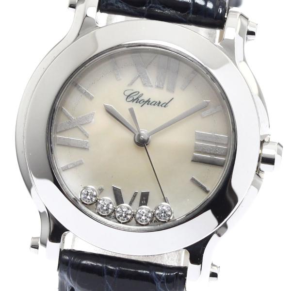 ショパール Chopard 278509-3004 ハッピースポーツ ムービング5Pダイヤ クォーツ...