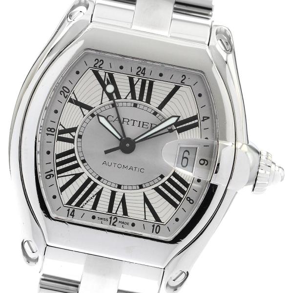 カルティエ CARTIER W62032X6 ロードスター XL GMT 自動巻き メンズ _901...