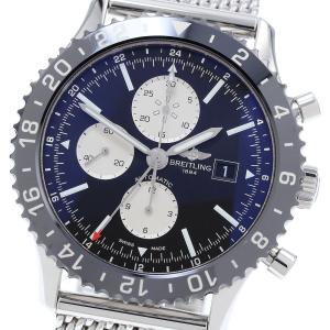 ブライトリング BREITLING Y24310 クロノライナー デイト GMT 自動巻き メンズ 保証書付き_903586