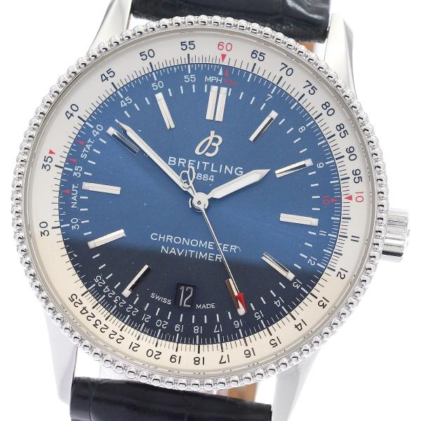 ブライトリング BREITLING A17326 ナビタイマー41 デイト 自動巻き メンズ 内箱付...