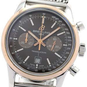 ブライトリング BREITLING U41310 トランスオーシャン クロノグラフ 自動巻き メンズ 良品 _905660