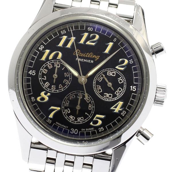 ジャンク ブライトリング BREITLING A40035 ナビタイマー プレミエ クロノグラフ 自...