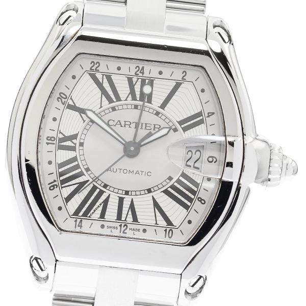 カルティエ CARTIER W62032X6 ロードスター XL GMT 自動巻き メンズ _906...