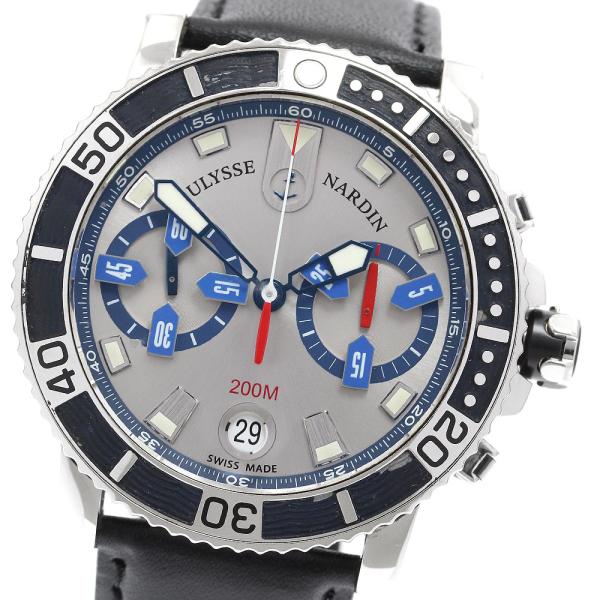 ユリス・ナルダン Ulysse Nardin 8003-102 マキシ・マリンダイバー クロノグラフ...