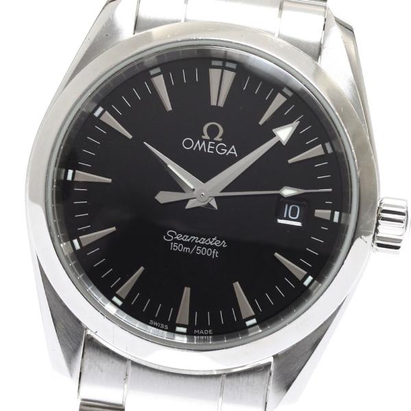 オメガ OMEGA 2518.50 シーマスター アクアテラ デイト クォーツ ボーイズ 保証書付き...