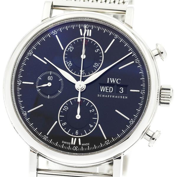 IWC IWC SCHAFFHAUSEN IW391010 ポートフィノ クロノグラフ デイデイト ...