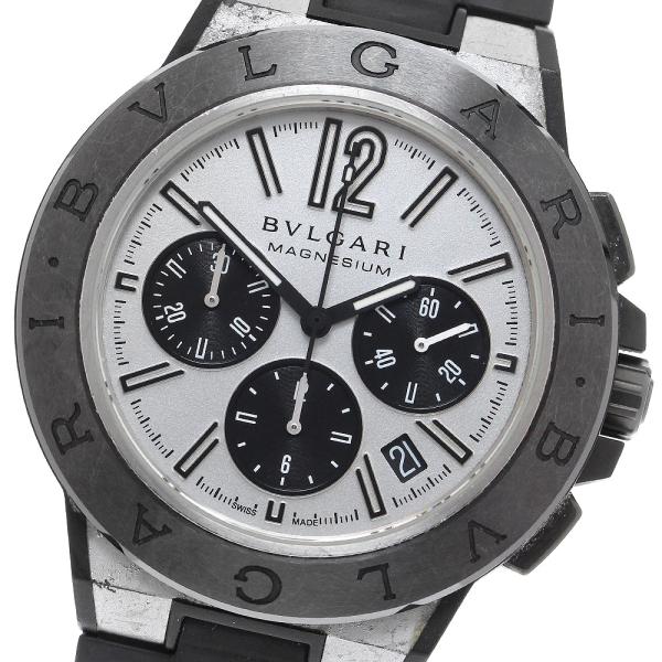 ブルガリ BVLGARI DG42SMCCH ディアゴノ マグネシウム デイト クロノグラフ 自動巻...