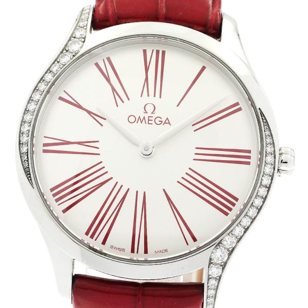 オメガ OMEGA 428.18.36.60.04.002 デビル トレゾア ダイヤベゼル クォーツ...