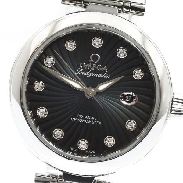 オメガ OMEGA 425.30.34.20.51.001 デビル レディマティック 11Pダイヤ ...