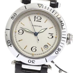 訳あり カルティエ CARTIER W3100655 パシャ 38MM デイト 自動巻き メンズ _911536【ev20】