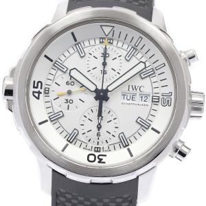 IWC IWC SCHAFFHAUSEN IW376801 アクアタイマー クロノグラフ デイデイト 自動巻き メンズ 良品 _912266