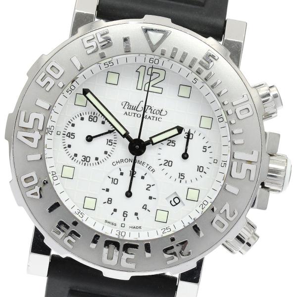 ポールピコ PaulPicot 4116 プランジャー Cタイプ クロノグラフ デイト 自動巻き メ...