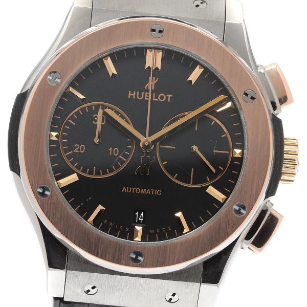 ベルト訳あり ウブロ HUBLOT 521.NO.1181.LR クラシックフュージョン チタニウム...