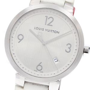 ルイ・ヴィトン LOUIS VUITTON Q1313 タンブール ホログラム デイト クォーツ レディース _919194 LOUIS VUITTON - ルイ・ヴィトン LOUIS VUITTON Q1313 タンブール