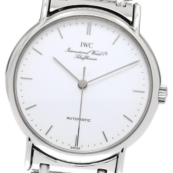 ベルト訳あり IWC IWC SCHAFFHAUSEN IW351405 ポートフィノ 自動巻き メ...