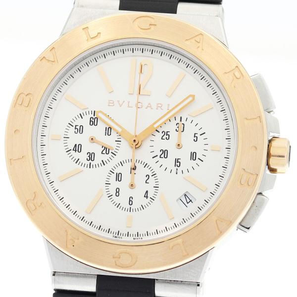 ブルガリ BVLGARI DG41SPGCH ディアゴノ ヴェロチッシモ クロノグラフ 自動巻き メ...
