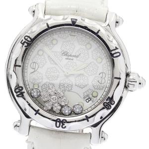 ショパール Chopard 28/8948 ハッピースポーツ スノーフレーク 3Pダイヤ クォーツ レディース _918467
